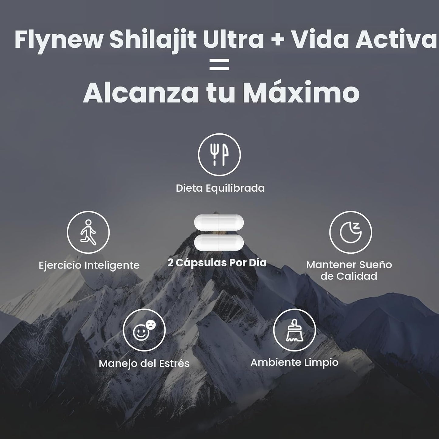 NivoPeak® Shilajit Puro El Potenciador Natural de Testosterona N°1